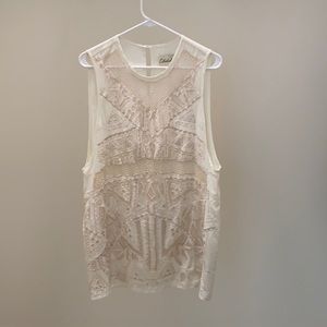 Cleobella Cream Cutout Dress